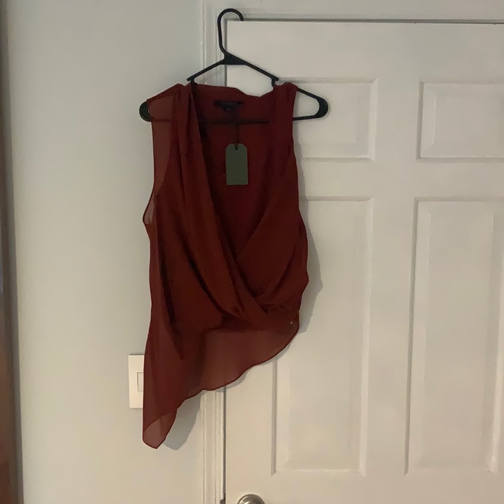 All Saints NWT Rust Red Top - Picture 6 of 8